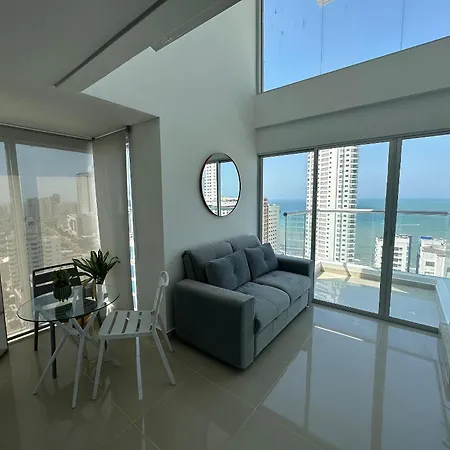 Apartamento Tipo Loft De 1hab Con Vista Al Mar * Cartagena