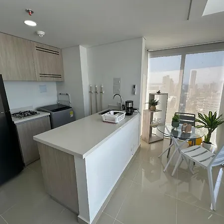 Apartment Apartamento Tipo Loft De 1hab Con Vista Al Mar Cartagena