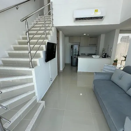 Apartamento Tipo Loft De 1hab Con Vista Al Mar * Cartagena